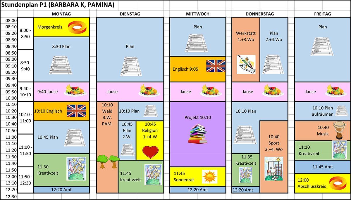 Bild Stundenplan